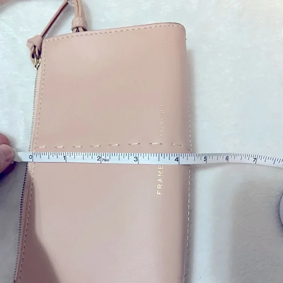 Frame les second mini crossbody pink purse leather made in Italy! Like new!! - Picture 15 of 16